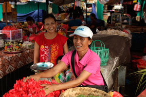Marktfrau in Mengwi