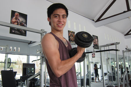 Gladiator Fitness von Villa Kompiang Bali 