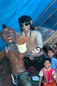 Bali Ogoh Ogoh Figur zum Nyepi Fest