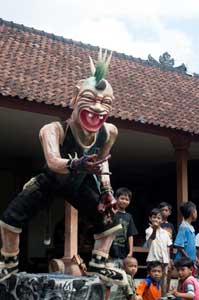 Bali Ogoh Ogoh Figur zum Nyepi Fest