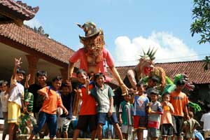 Bali Ogoh Ogoh Figur zum Nyepi Fest