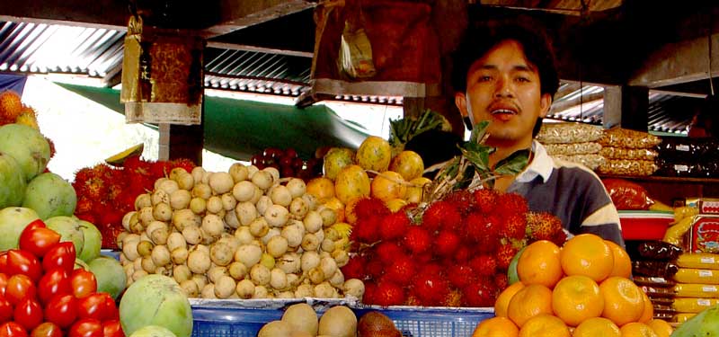 Bali Früchtemarkt bei Bedugul