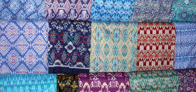 Bali Ikat Webstoffe