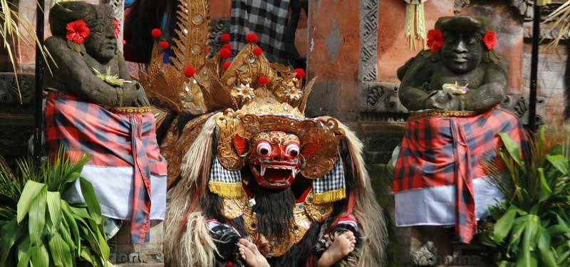 Bali Barong Tanzaufführung