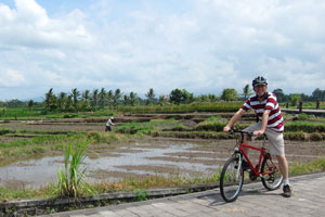 mit dem Fahrrad durch Bali