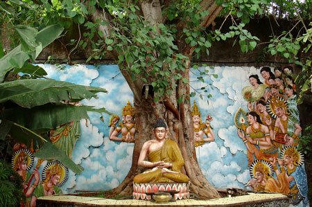Buddha Vihara Tempel in Nordbali
